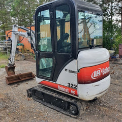 BOBCAT 322G – Mini-Pelle 1,6T sur Chenilles avec 3 Godets Occasion