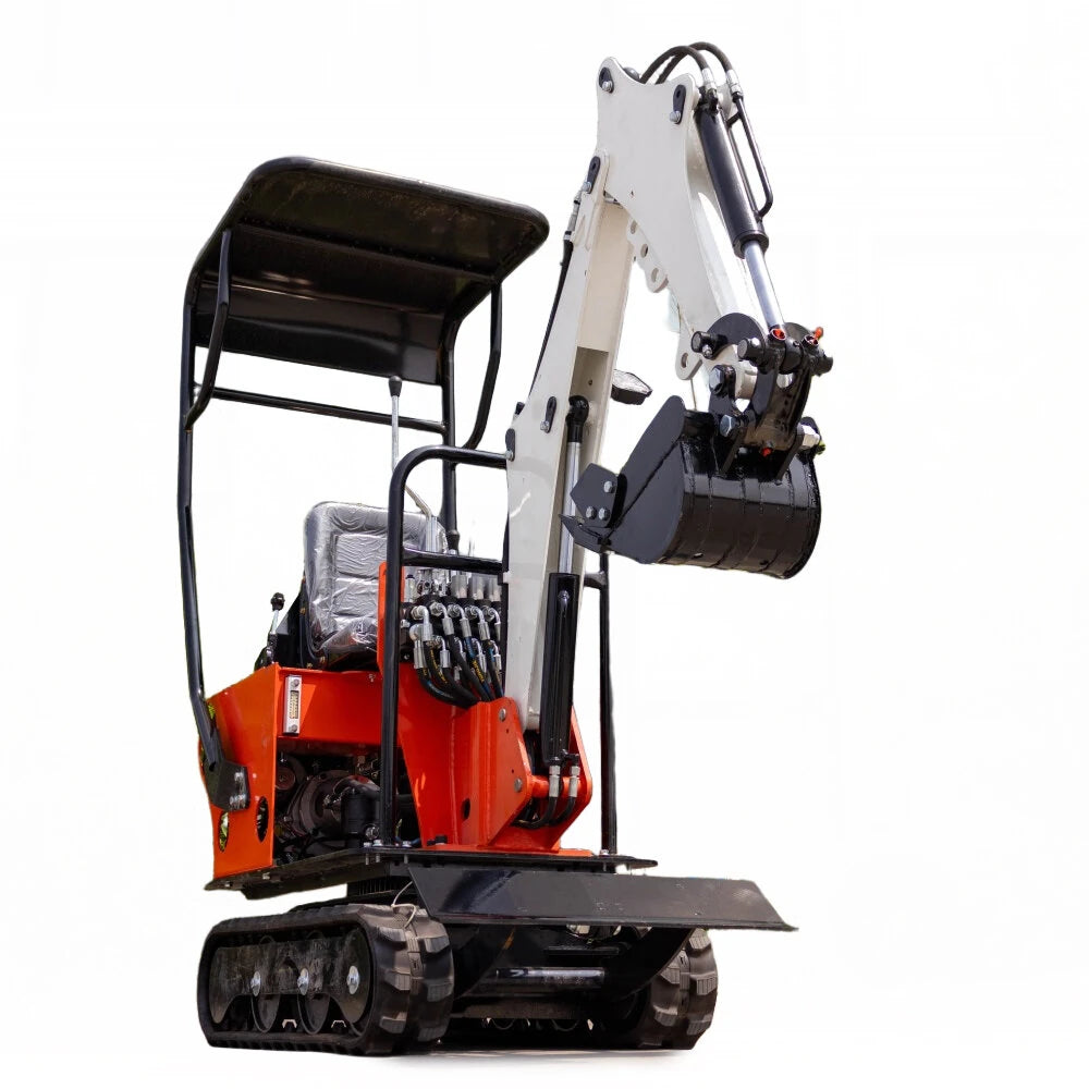 Mini Excavateur HT08 – 800 kg, Moteur KOOP 192F 7 kW, Chenilles Ajustables neuve