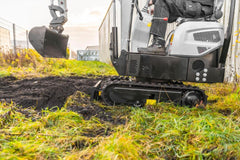 Mini-pelle Bobmaster Plus – 970 kg, diesel, bras articulé, châssis réglable neuve