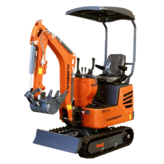 Mini-pelle Marshall MX-11 1200 kg moteur Koop 192F 10 CV diesel force arrachement 1100 kg neuve