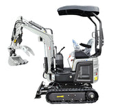 Mini-pelle Rhinoceros KS12-9 – Moteur Diesel Kubota 14 CV, 1200 kg | Hydraulique italienne KDK & EATON neuve