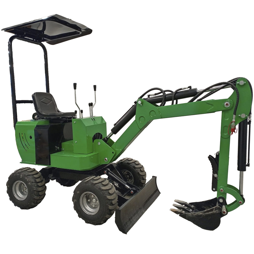 Mini-pelle sur roues Caivu HFT7 3500-4000 kg moteur diesel 40-50 CV profondeur creusement 3 m neuve