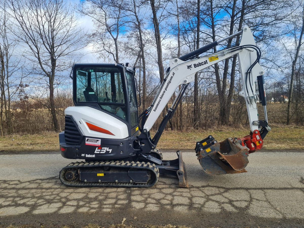 Bobcat E34 Mini Pelle sur Chenille 3,48 Tonnes 2019 Occasion