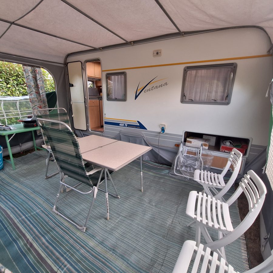 Caravane Bürstner Ventana 400TS Avantgarde 2000 – 2 couchages – Simple essieu – 6.13m – occasion