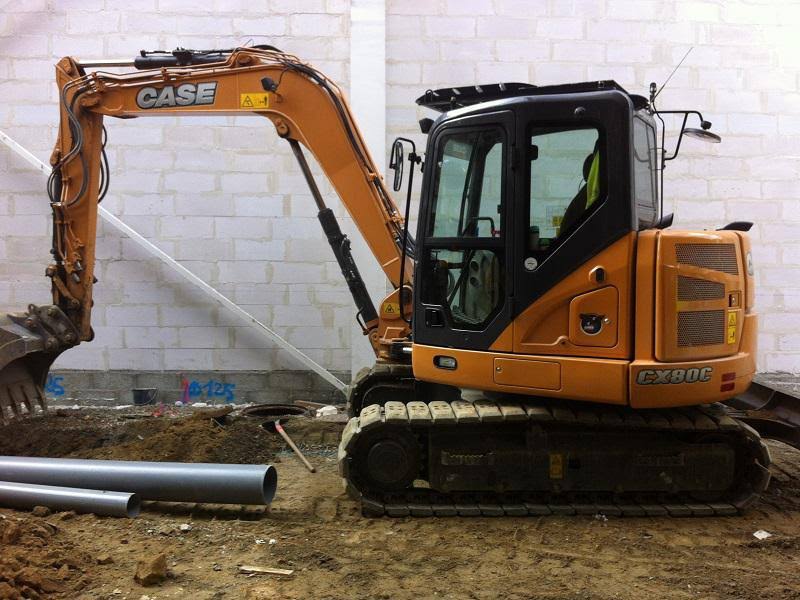 Case CX80C, (2013), 1709 heures, 8.3T – occasion