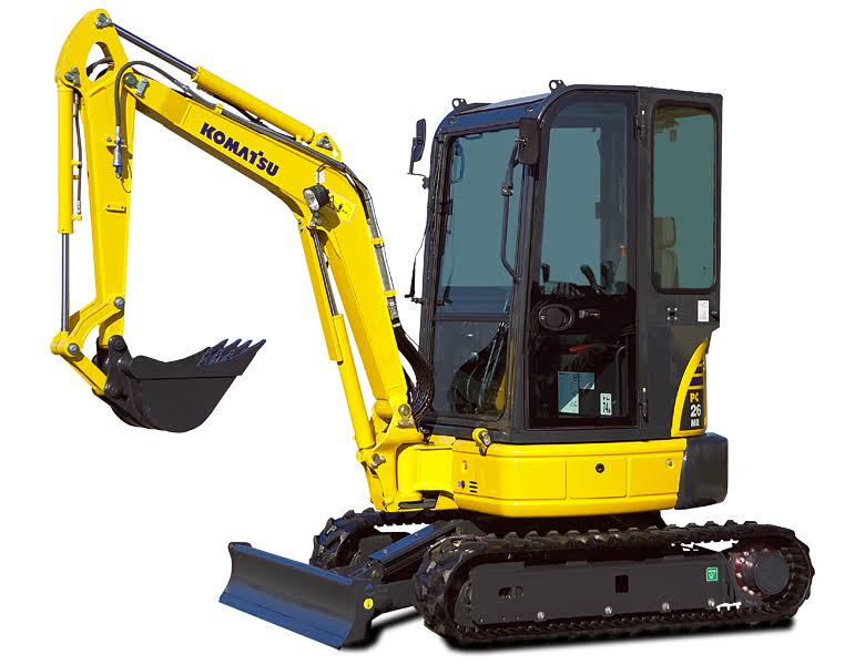 Komatsu PC26MR-3, (2013), 4132 heures, 2.8T – occasion