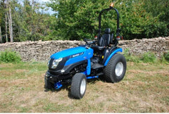 Micro Tracteur Solis 26 HST Neuf 26 CV Transmission Hydrostatique Moteur Mitsubishi 3 Cylindres Direction Assistée Roues Agraires Voiles Soudées