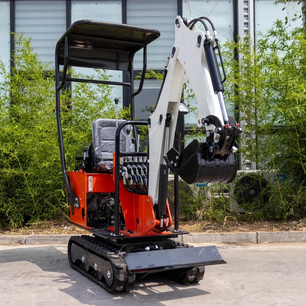Mini Excavateur HT08 – 800 kg, Moteur KOOP 192F 7 kW, Chenilles Ajustables neuve