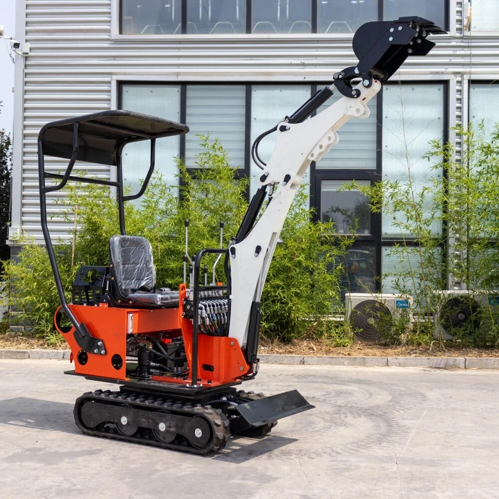 Mini Excavateur HT08 – 800 kg, Moteur KOOP 192F 7 kW, Chenilles Ajustables neuve