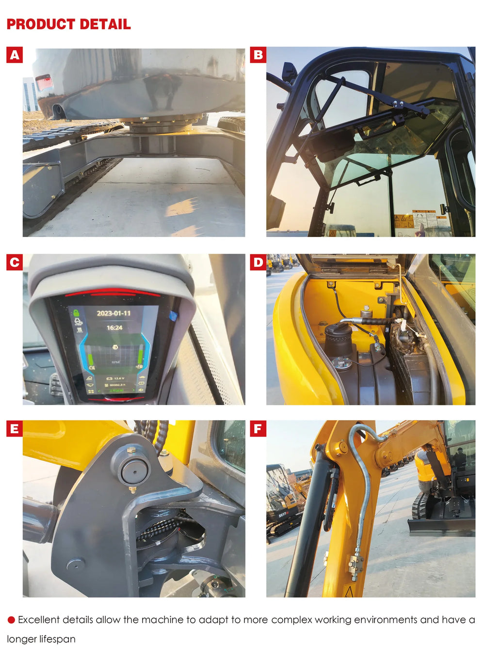 Mini-pelle 3500 kg moteur Kubota chenilles caoutchouc neuve