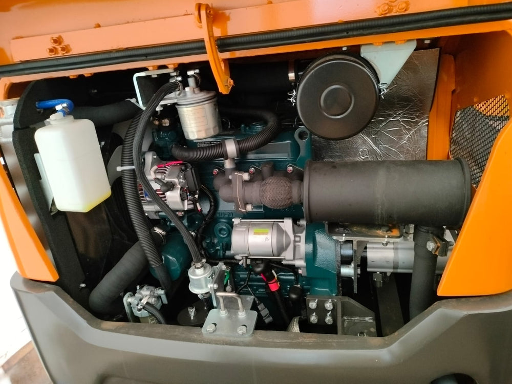 Mini-pelle APS KME20 2000 kg bras pivotant chenilles caoutchouc moteur diesel 20 CV Stage V neuve