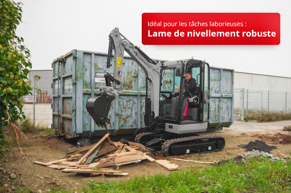 Mini-pelle Bobmaster Ultimate neuve – 2680 kg, diesel Yanmar, bras articulé neuve