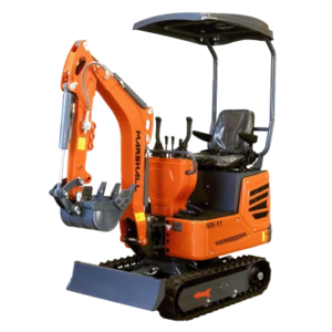 Mini-pelle Marshall MX-11 1200 kg moteur Koop 192F 10 CV diesel force arrachement 1100 kg neuve