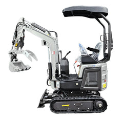 Mini-pelle Rhinoceros KS12-9 – Moteur Diesel Kubota 14 CV, 1200 kg | Hydraulique italienne KDK & EATON  neuve