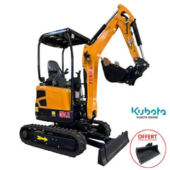 Mini Pelle  TERRA CS24.R – Diesel 24 CV, 2 180 kg, Déport Hydraulique, Voie Variable neuve