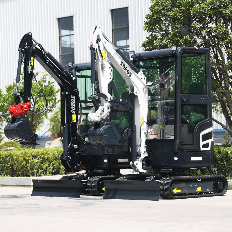 Mini Pelle TOROS TE-18S 1,8 Tonne Moteur Diesel D902 11,8 kW 3 Cylindres neuve