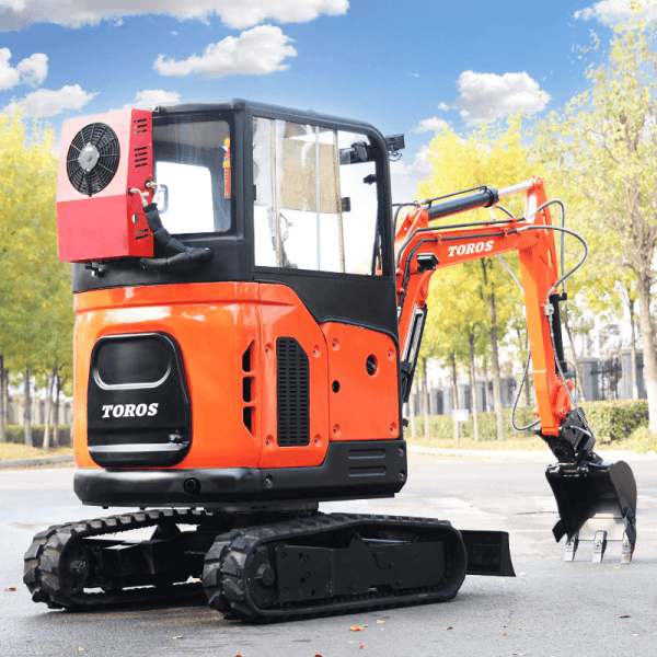 Mini Pelle TOROS TE-25 2,5 Tonnes Moteur CHANGCAI 390 24,5 kW neuve