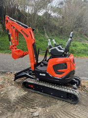 Pelle Rotative BAIMSE 2500 kg Moteur Kubota D1105 3 Cylindres 24,8 CV Rotation 360° neuve