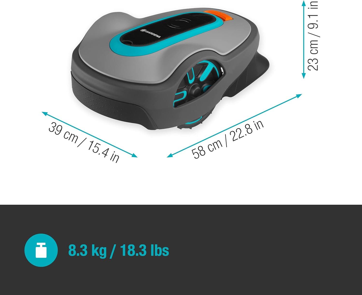 Tondeuse robot GARDENA Sileno Life 1250 – 15103- 26