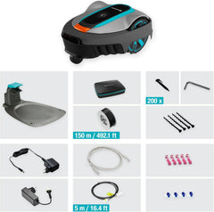 Tondeuse robot Gardena smart Sileno city 400 – 19605-60