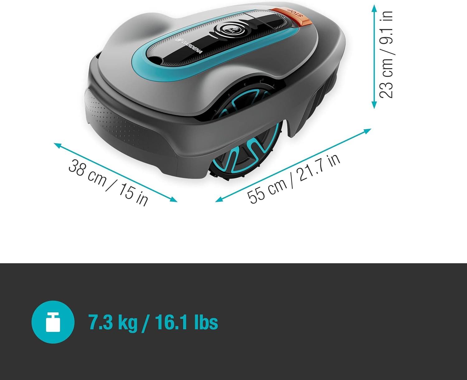 Tondeuse robot GARDENA smart Sileno city Set 600 – 19603-60