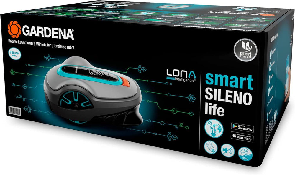 Tondeuse robot Gardena Smart SILENO LONA Life 750