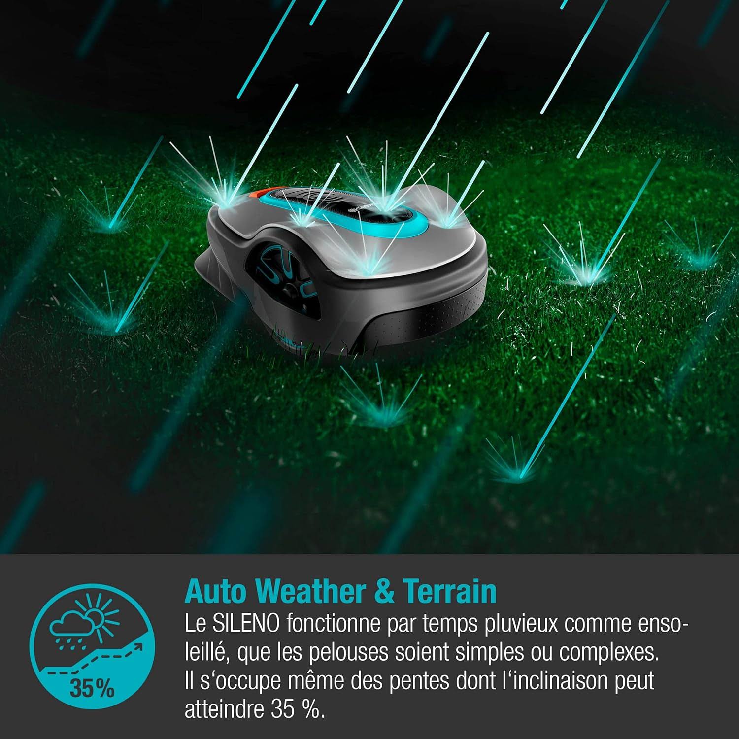 Tondeuse robot Gardena Smart SILENO LONA Life 750
