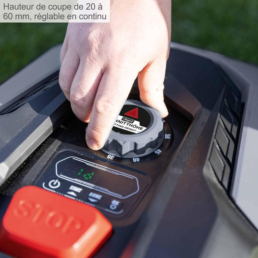 Tondeuse robot Scheppach XL600