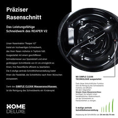 Tracteur à gazon à essence Home Deluxe REAPER