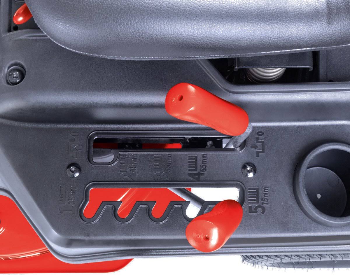 Tracteur tondeuse à essence Scheppach MR230-61